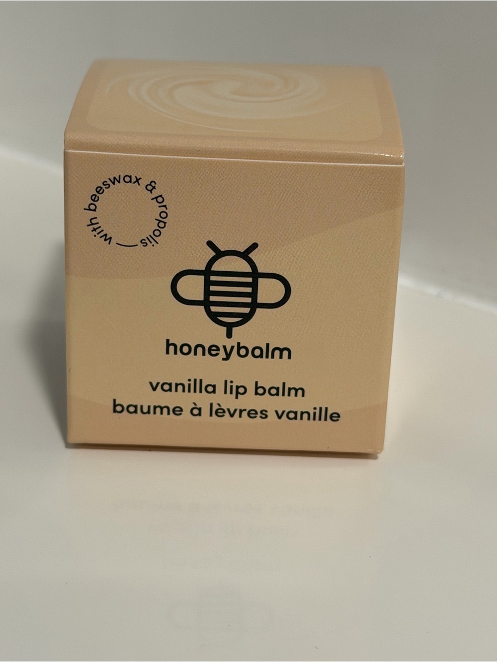 honeybalm Vanilla Lip Balm - Beige Packaging